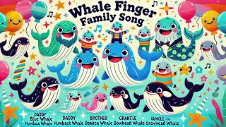 Finger Family Whale Song [upl. by Ydnirb]