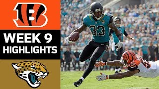 Bengals vs Jaguars  NFL Week 9 Game Highlights [upl. by Noraf]