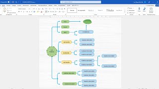 como hacer un cuadro Sinoptico en WORD paso a paso en 5 min [upl. by Fionna]