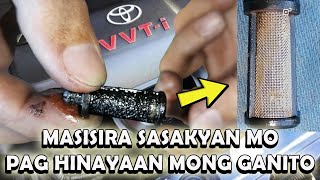 DIY  HOW TO CLEAN OIL CONTROL VALVE FILTER  VVT SOLENOID FILTER CLEANINGVVT STRAINER TOYOTA VIOS [upl. by Salahi]