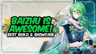 COMPLETE BAIZHU GUIDE Best Baizhu Build  Artifacts Weapons Teams amp Showcase  Genshin Impact [upl. by Topliffe]