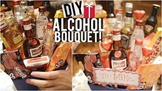 DIY Alcohol Bouquet Candy Bouquet Candy Board amp More  DIY Holiday Gifts [upl. by Alyahsal]