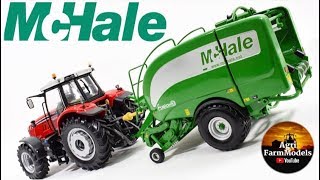 McHale Fusion 3 Baler by USKscalemodels in 132  Farm model review 24 [upl. by Ivad]