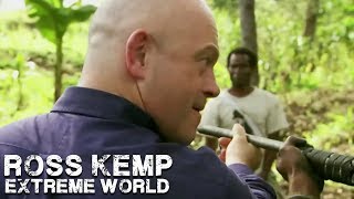 Ross Takes on Armed Men  Ross Kemp Extreme World [upl. by Nylakcaj]