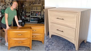 Retique It Liquid Wood Furniture Makeover and Replacing Edge Banding Veneer [upl. by Giles]