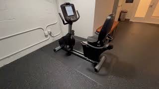 TRUE Fitness ES700 Recumbent Bike with Emerge LED Console [upl. by Desi]