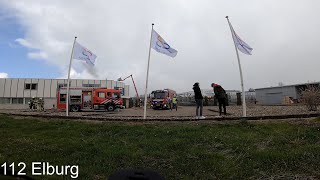 Zeer grote brand in Hasselt  Achter de schermen bij een 112 Fotograaf [upl. by Edualcnaej888]