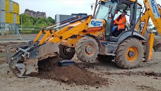 LAT56 Vs JCB Digger  Test 1 Drive Over RedEye Bag [upl. by Nnawaj399]