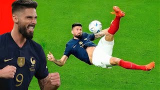 Every Olivier Giroud Bicycle Kick Attempt [upl. by Azilem]