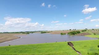 Sinkhole on Dam in Sabetha [upl. by Gardas]