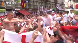 England fans singing Vardys on fire  St Etienne 2016 [upl. by Crellen]