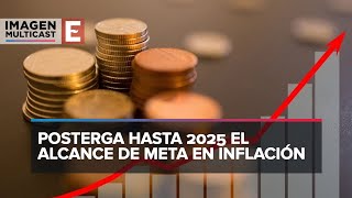 La meta de inflación de Banxico en segundo trimestre de 2025 [upl. by Ylhsa404]