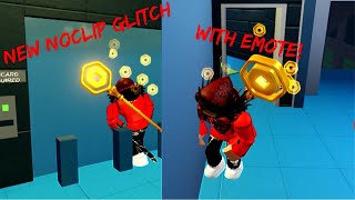 NEW NOCLIP GLITCH WITH EMOTE ROBLOX Jailbreak [upl. by Laehctim769]