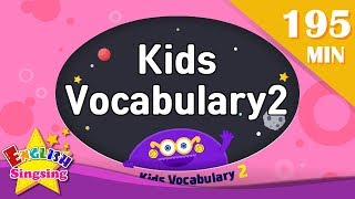 Kids vocabulary 2 compilation All collection ABC first Dictionary｜English for kids [upl. by Burtie246]