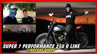 SUPER 7 PERFORMANCE 250R LINE DE MB MOTOS Y OPINIÓN DE USUARIO MexicanBikers JULIOTITLAN [upl. by Nereus]