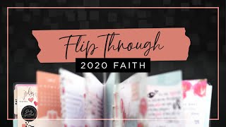 A FULL YEAR of Faith Planning Inspiration My 2020 Faith Happy Planner Monthly Layout Flip Through [upl. by Baecher]