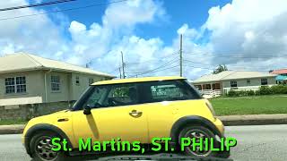 Driving In Barbados  Foul Bay and Gemswick [upl. by Farlay]