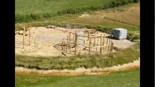 Building Celtic roundhouses [upl. by Eniahs398]