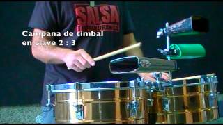 Aprende Timbal Básico Cáscara y Campaneo de paila Joaquin Arteaga [upl. by Llehcal493]