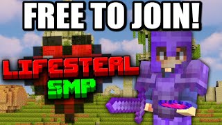 Public Minecraft Lifesteal SMP free to join [upl. by Ceporah]