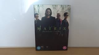 The Matrix Resurrections UK DVD Unboxing [upl. by Akemrehs991]