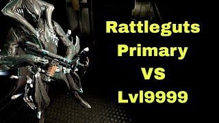 Rattleguts Primary Kitgun VS Lvl9999 Solo Steel Path Disruption Level Cap  Warframe [upl. by Ecyarg]