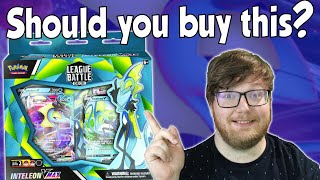 Inteleon VMAX League Battle Deck Product Review  Pokemon Trading Card Game 2021 [upl. by Chrisoula154]