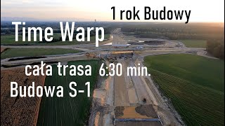 Budowa S1 GoPro TimeWarp OświęcimBielsko [upl. by Groves]