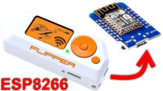 Flipper Zero DEAUTH Attack  ESP8266 External WiFi module [upl. by Ellerud477]