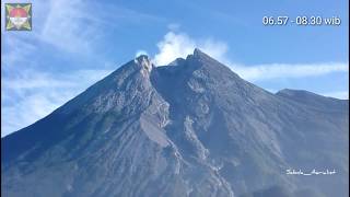 Drone Across Kawah Merapi Hari Ini [upl. by Ecyob]