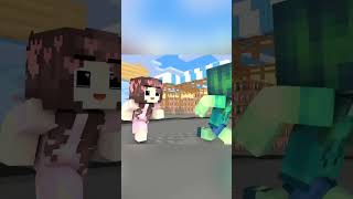 Monster school Baby Zombie is a love story Minecraft animation minecraft animation [upl. by Eisor195]