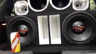 2 Alto falantes da Hard power de 2550 RMS [upl. by Adnuahsor]