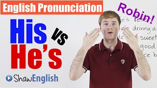 English Pronunciation His  Hes [upl. by Onitram]