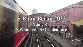 SBahn Berlin 2023 Linie S1  Führerstandsmitfahrt [upl. by Ninnette985]