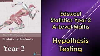 Edexcel ALevel Maths Statistics 2  Hypothesis Testing for the Normal Distribution [upl. by Karp]