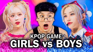 BOY GROUPS vs GIRL GROUPS 😭 KPOP QUIZ GAME Save One KPOP Song REACCION en ESPAÑOL [upl. by Areit]