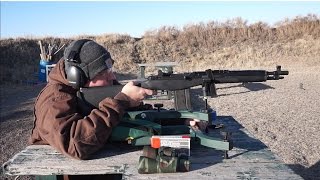 Springfield Armory M1A SOCOM 16 Accuracy Test Caldwell Lead Sled at 100 Yards [upl. by Siegel]