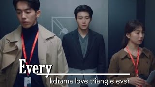 Every kdrama love triangle ever [upl. by Naesyar]