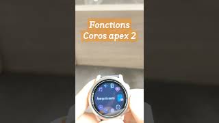 COROS APEX 2  FONCTIONS pourtoi foryou coros apex2 [upl. by Fancie674]