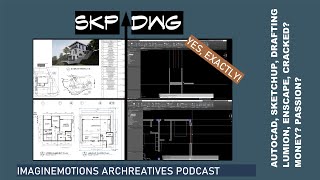 Sketchup vs Autocad Tagalog Podcast [upl. by Boeke53]