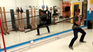 Wing Chun Long Pole Form Chris Chan Lineage [upl. by Avehs540]