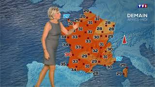 Météo du 6 septembre 2021  Prévisions météo à 21h00  Météo  TF1 [upl. by Courtnay]