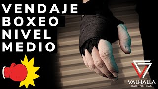 Vendaje Boxeo FitBoxing 🥊 Nivel Intermedio  Como vendar manos y nudillos correctamente Tutorial 2 [upl. by Benjamen9]