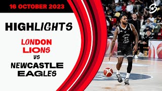 London Lions vs Newcastle Eagles  Game Highlights [upl. by Kial]