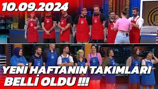 MasterChef Yeni Takımlar Ve Kapitanları Belli Oldu  Mavi Ve Kırmızı Takım [upl. by Yesnek]