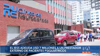 Pacientes psiquiátricos en peligro de quedar sin atención médica por una deuda del IESS [upl. by Anidam872]