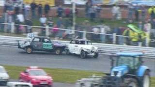 Pre68 Classic Banger Racing at Hednesford Raceway  27th Sep 09 [upl. by Ger]