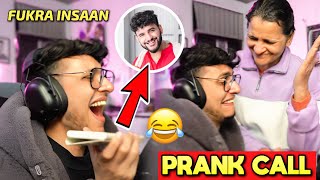 TRIGGERED INSAAN  Prank calls Fukra Insaan on stream🤣  Triggered Ipshita [upl. by Cartwright]