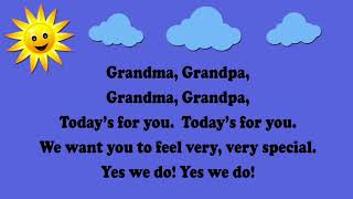 Grandma Grandpa Grandparents Day Song aka Are You Sleeping [upl. by Alenairam]