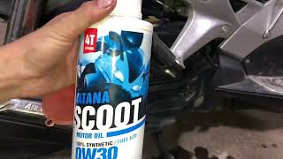 Nhớt Ipone 0w30 AirBlade 110cc vs Honda Cleaner [upl. by Ubald500]